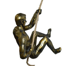 Load image into Gallery viewer, Creative Retro Industrial Style Sport Man Rock Climbing Decoration Pendant Statue Wall Bar Cafe Living Room Home Decor D029