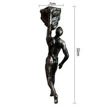 Load image into Gallery viewer, Creative Retro Industrial Style Sport Man Rock Climbing Decoration Pendant Statue Wall Bar Cafe Living Room Home Decor D029
