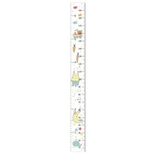Load image into Gallery viewer, Hanging Canvas Height  Kids Growth Chart Wall Decor Ruler With Wood Frame Children Height Record For Baby Nursery Decoration
