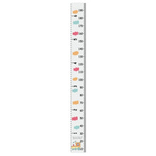 Load image into Gallery viewer, Hanging Canvas Height  Kids Growth Chart Wall Decor Ruler With Wood Frame Children Height Record For Baby Nursery Decoration