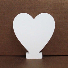 Load image into Gallery viewer, 1pc 8cm A-Z 0-9 White Wooden Letters English Alphabet Number Free Standing Personalised Name Design Art Craft Wedding Home Decor