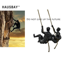 Load image into Gallery viewer, Creative Retro Industrial Style Sport Man Rock Climbing Decoration Pendant Statue Wall Bar Cafe Living Room Home Decor D029