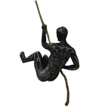 Load image into Gallery viewer, Creative Retro Industrial Style Sport Man Rock Climbing Decoration Pendant Statue Wall Bar Cafe Living Room Home Decor D029