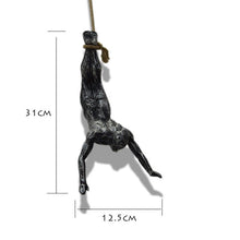 Load image into Gallery viewer, Creative Retro Industrial Style Sport Man Rock Climbing Decoration Pendant Statue Wall Bar Cafe Living Room Home Decor D029